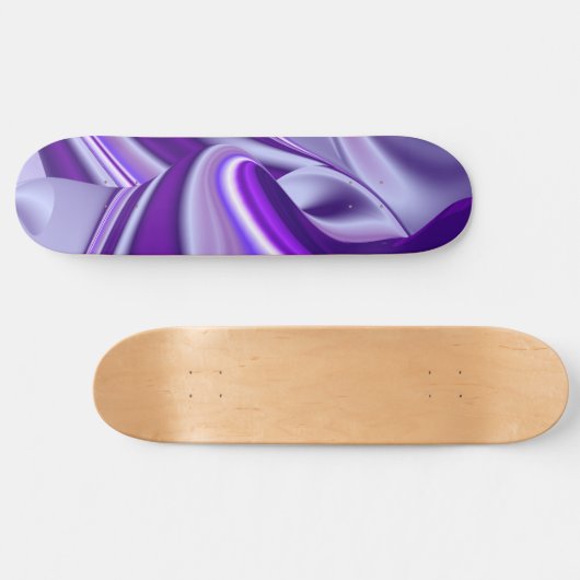 Träume von lila Blume Skateboard (Horizontal)