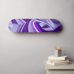 Träume von lila Blume Skateboard