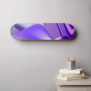 Träume von lila Blume Skateboard