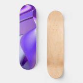 Träume von lila Blume Skateboard (Vorderseite)