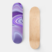 Träume von lila Blume Skateboard (Vorderseite)