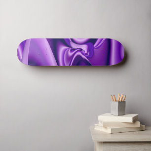 Träume von lila Blume Skateboard