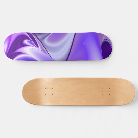 Träume von lila Blume Skateboard (Horizontal)