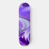 Träume von lila Blume Skateboard (Vorderseite)