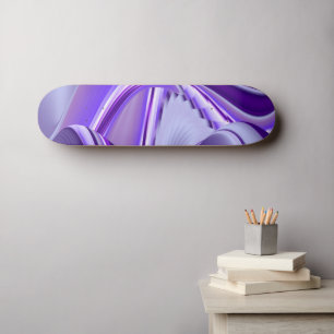 Träume von lila Blume Skateboard