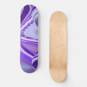 Träume von lila Blume Skateboard (Vorderseite)
