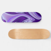 Träume von lila Blume Skateboard (Horizontal)