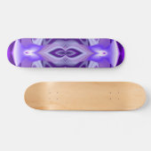 Träume von lila Blume Skateboard (Horizontal)