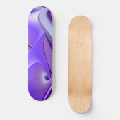 Träume von lila Blume Skateboard (Vorderseite)