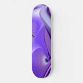 Träume von lila Blume Skateboard (Vorderseite)