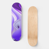 Träume von lila Blume Skateboard (Vorderseite)