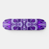 Träume von lila Blume Skateboard (Horizontal)