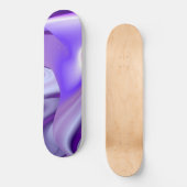 Träume von lila Blume Skateboard (Vorderseite)