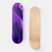 Träume von lila Blume Skateboard (Vorderseite)