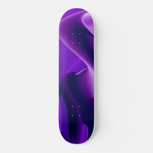 Träume von lila Blume Skateboard (Vorderseite)