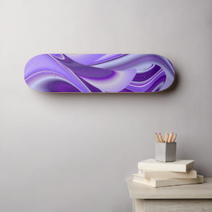 Träume von lila Blume Skateboard
