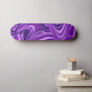 Träume von lila Blume Skateboard