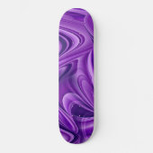 Träume von lila Blume Skateboard (Vorderseite)