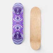 Träume von lila Blume Skateboard (Vorderseite)