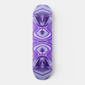 Träume von lila Blume Skateboard (Vorderseite)