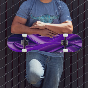Träume von lila Blume Skateboard