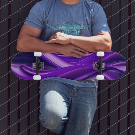 Träume von lila Blume Skateboard (Außenbereich 3)