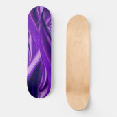 Träume von lila Blume Skateboard (Vorderseite)