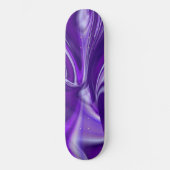 Träume von lila Blume Skateboard (Vorderseite)