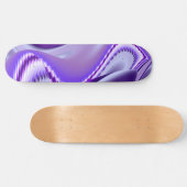 Träume von lila Blume Skateboard (Horizontal)