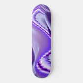 Träume von lila Blume Skateboard (Vorderseite)