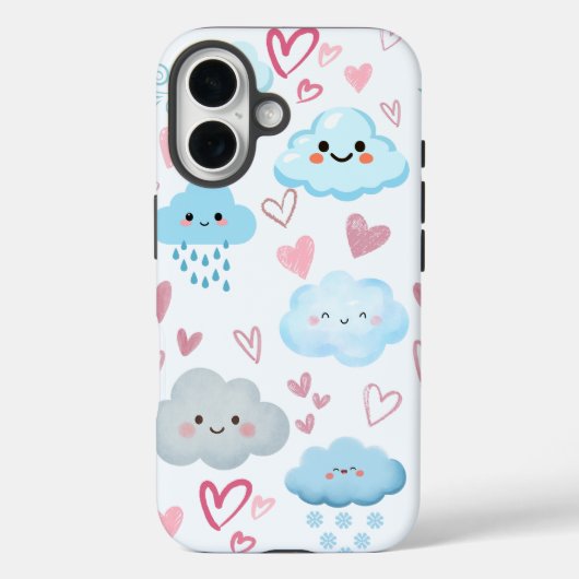 Träume von Pfirsichwolken Case-Mate iPhone Hülle (Rückseite)