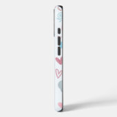 Träume von Pfirsichwolken Case-Mate iPhone Hülle (Rückseite / Links)