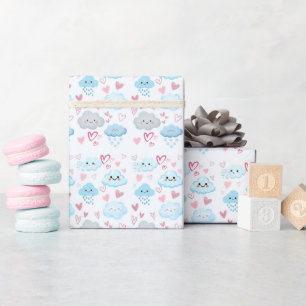 Träume von Pfirsichwolken Geschenkpapier