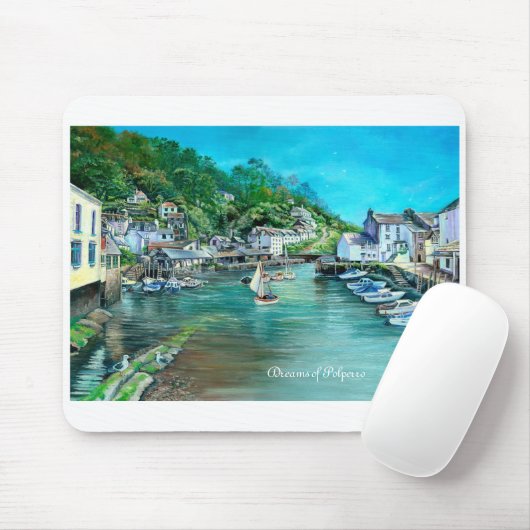 Träume von Polperro Mouse Pad Mousepad (Mit Mouse)