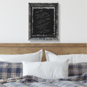 Träume von Sin Leinwanddruck (Insitu (Schlafzimmer))