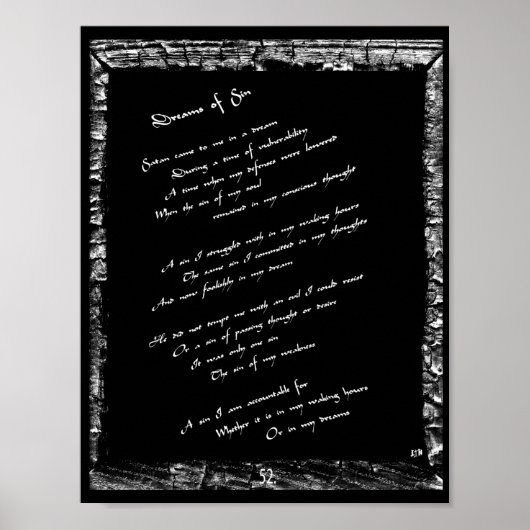 Träume von Sin Poster (Vorne)