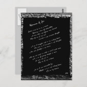 Träume von Sin Postkarte (Vorne/Hinten)