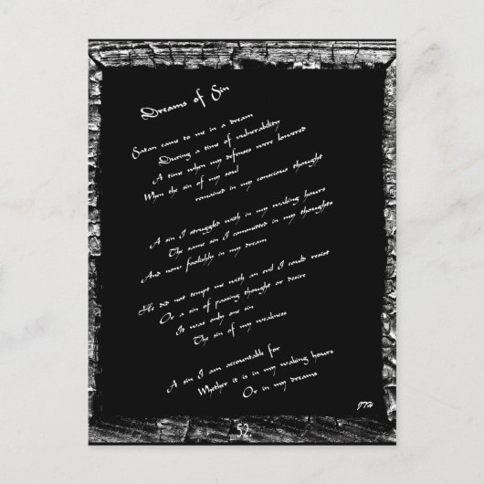 Träume von Sin Postkarte (Vorderseite)