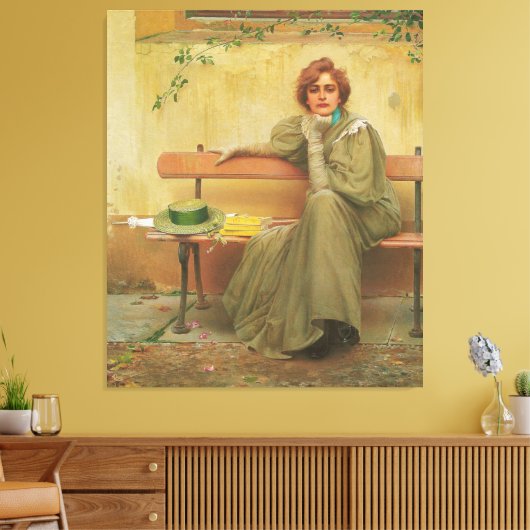 Träume von Vittorio Matteo Corcos 1896 Leinwanddruck (Insitu (Wohnzimmer))