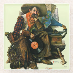 Träume von vor langer Zeit Glasuntersetzer