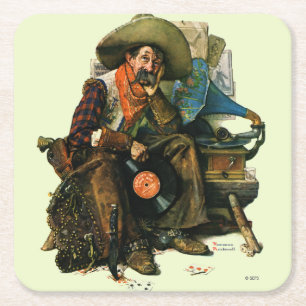 Träume von vor langer Zeit Rechteckiger Pappuntersetzer