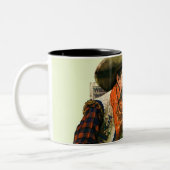 Träume von vor langer Zeit Zweifarbige Tasse (Links)