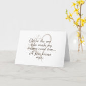 Träume wahr Grußkarte Karte (Gelbe Blume)