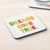 Träume wahr werden getränkeuntersetzer (Linke Seite)