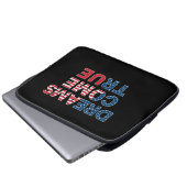 Träume wahr werden laptopschutzhülle (Vorne Knopf)