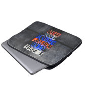 Träume wahr werden lassen, Motivierend Laptopschutzhülle (Vorne Knopf)