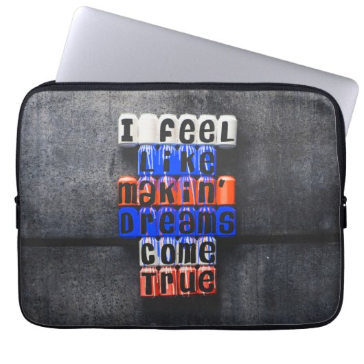 Träume wahr werden lassen, Motivierend Laptopschutzhülle (Vorderseite)