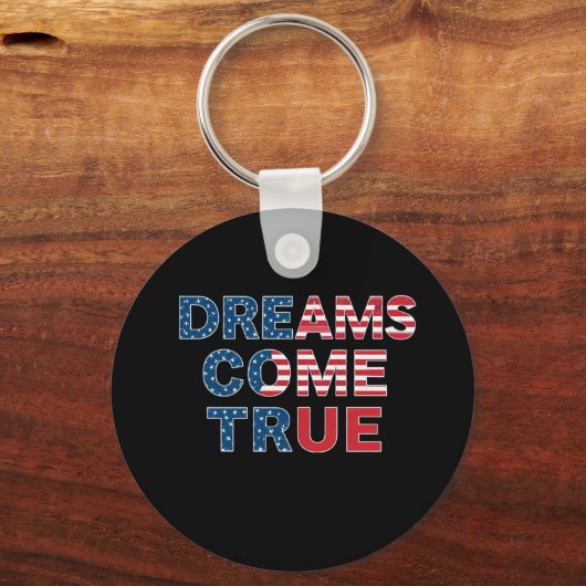 Träume wahr werden schlüsselanhänger (Rückseite)