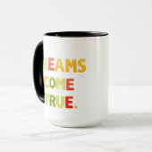 Träume wahr werden tasse (Vorderseite Links)