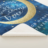 Träume wahrhaft Treue zu Moon & Stars Kindername Sherpadecke (3/4)